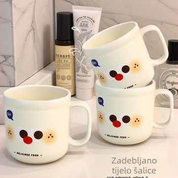 Čaša za četkicu i vodu za usta s karikaturnim dizajnom, plastični materijal