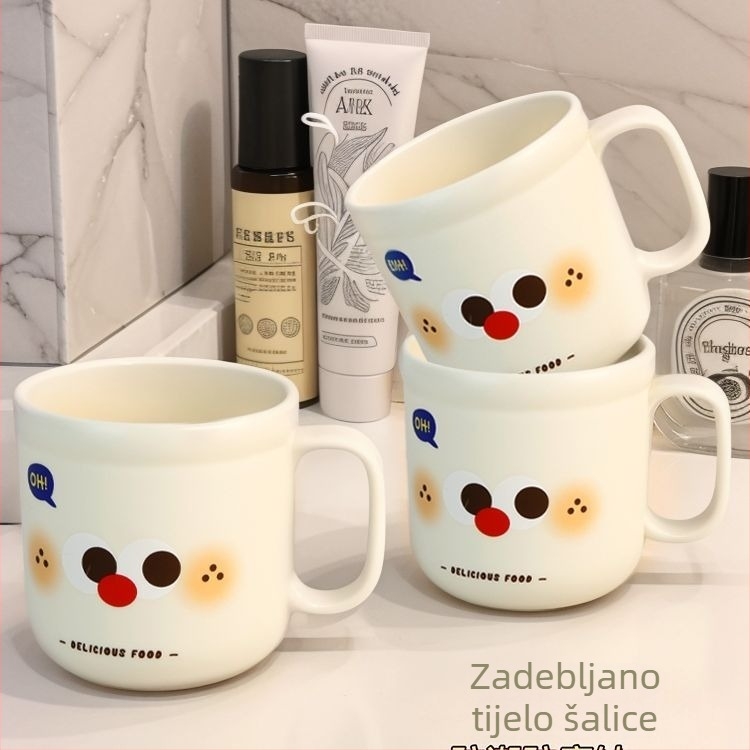 Čaša za četkicu i vodu za usta s karikaturnim dizajnom, plastični materijal