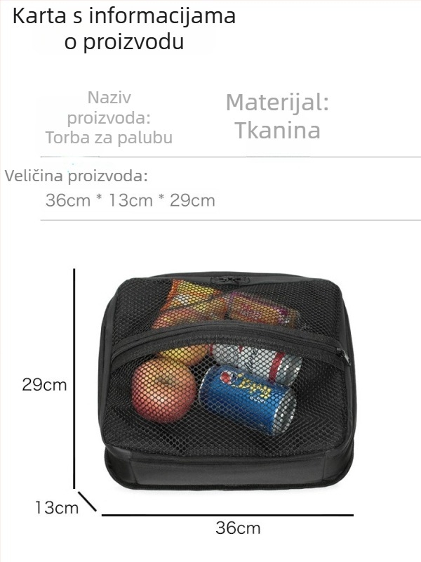 Torba za SUP izolaciju – najlon, universalna, višenamjenska mrežasta torba i palubna torba