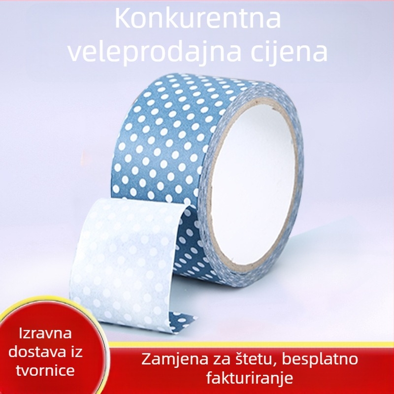 Ljepilo traka za pakiranje od Kraft papira s ljepilom na bazi tkanine, visoka viskoznost, otpornost na temperature 0-70°C, pogodna za pakiranje i zatvaranje