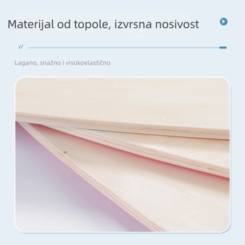 Hanson drveni Stand-Up Paddle Board – Surfboard za odrasle i djecu, jednosjedna vodena daska