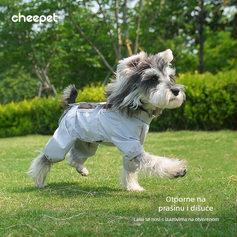 CheePet hlače za pse s četiri noge – 100% najlon, vodootporne i prozračne, unisex odjeća za kućne ljubimce za kišne dane