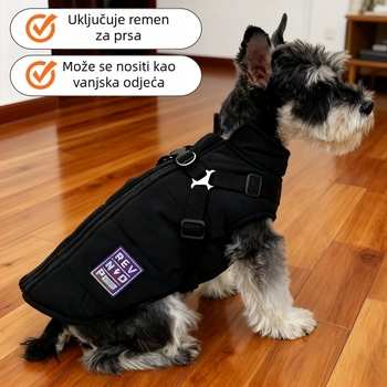 Pamukasta vesta za pse zimi - unisex odjeća za kućne ljubimce