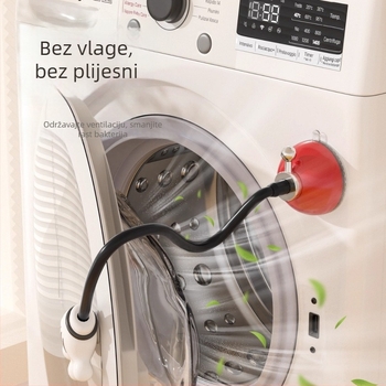 Plastična šipka za sušenje rublja za balkon, moderni minimalistički stil, teleskopski limiter, model Apanwrf3