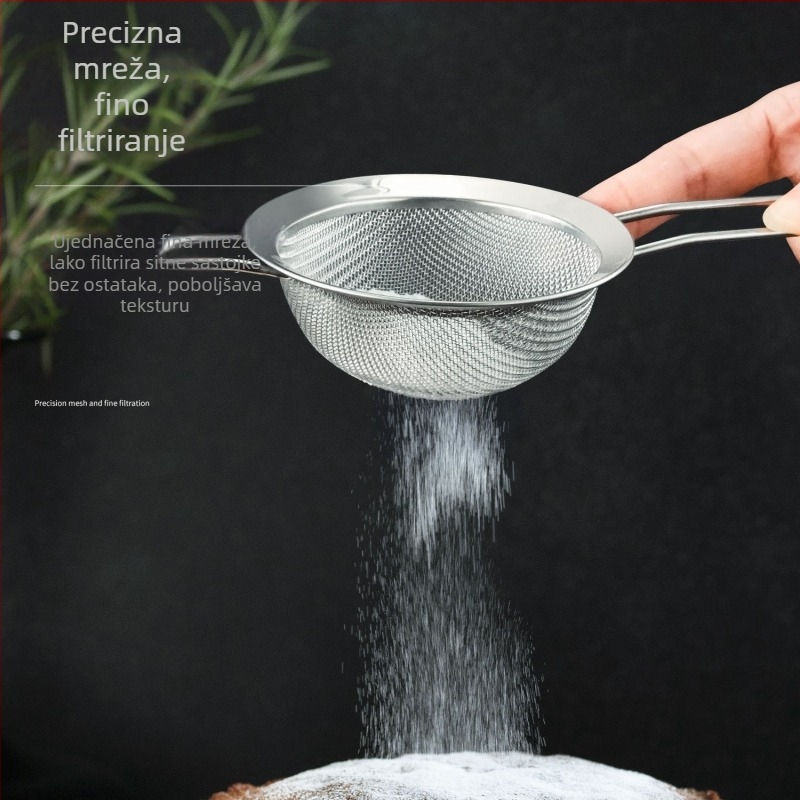 Nerđajuće čelično kuhinjsko sito za sojino mlijeko i sokove, ultra fino sito, sito za brašno i sito za ulje