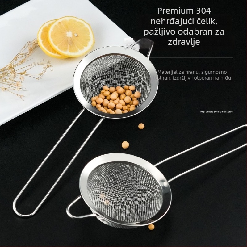 Nerđajuće čelično kuhinjsko sito za sojino mlijeko i sokove, ultra fino sito, sito za brašno i sito za ulje