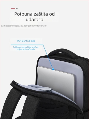 Unisex ruksak od Oxford platna, lagan, prozračan i vodootporan, velikog kapaciteta za studente, zakrivljene naramenice, podstava od najlona — Beimeijia