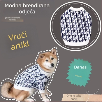 Pleteni pulover za kućne ljubimce – za pse i mačke, vuneni, Ollie brend, stil Japana i Južne Koreje, za sve spolove