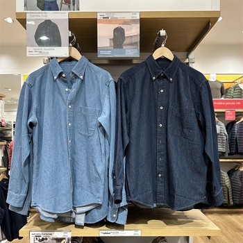 Košulja s dugim rukavima, širokog kroja, kvadratni ovratnik, laneno tkivo, trendovski stil