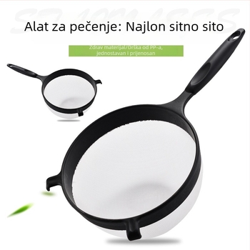Plastično cjedilo za brašno, ručno, moderni minimalistički stil