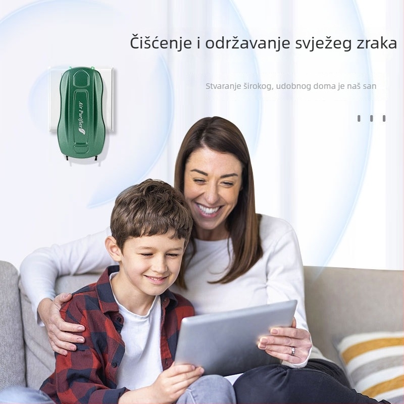 Mini pročišćivač zraka za auto s generatorom negativnih iona; opći model, 5V, koncentracija negativnih iona 4000–10000, aktivan kisik 3800–40000000