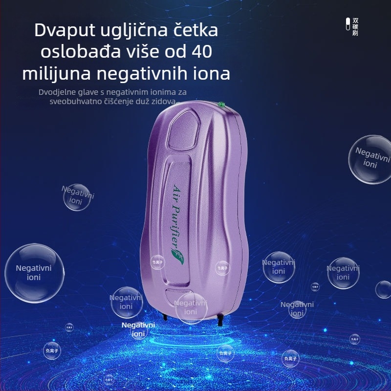 Mini pročišćivač zraka za auto s generatorom negativnih iona; opći model, 5V, koncentracija negativnih iona 4000–10000, aktivan kisik 3800–40000000