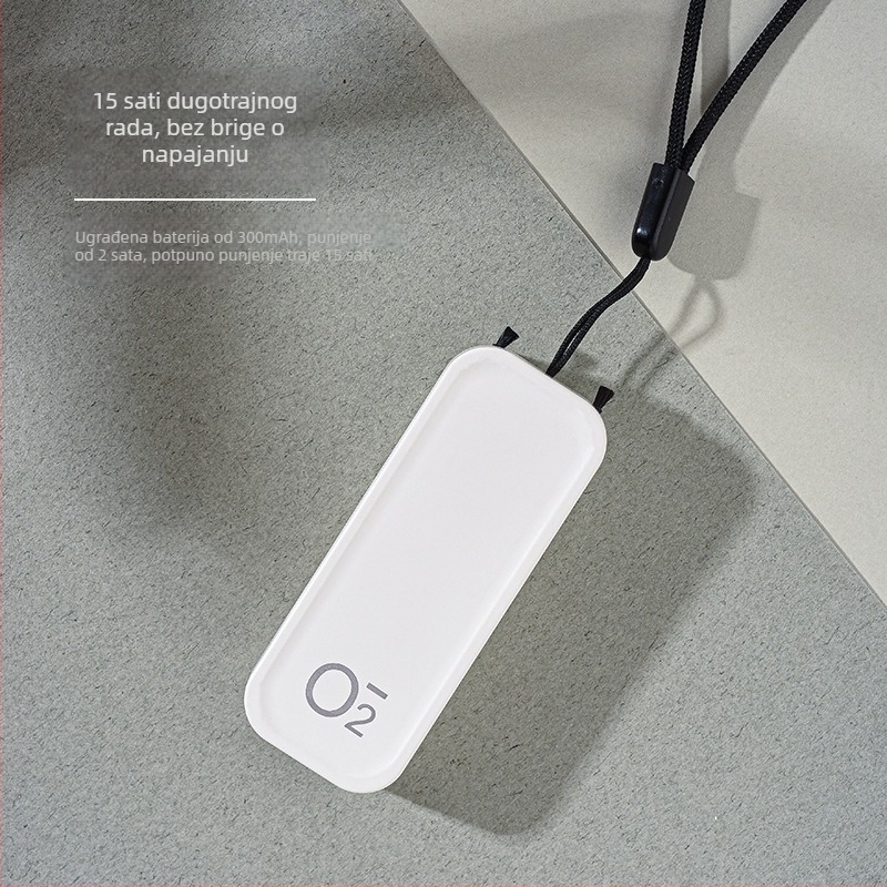 Čistač zraka u stilu ogrlice, prijenosni, negativni ioni, model TS-2201, USB 2W, 5V, koncentracija iona 1000