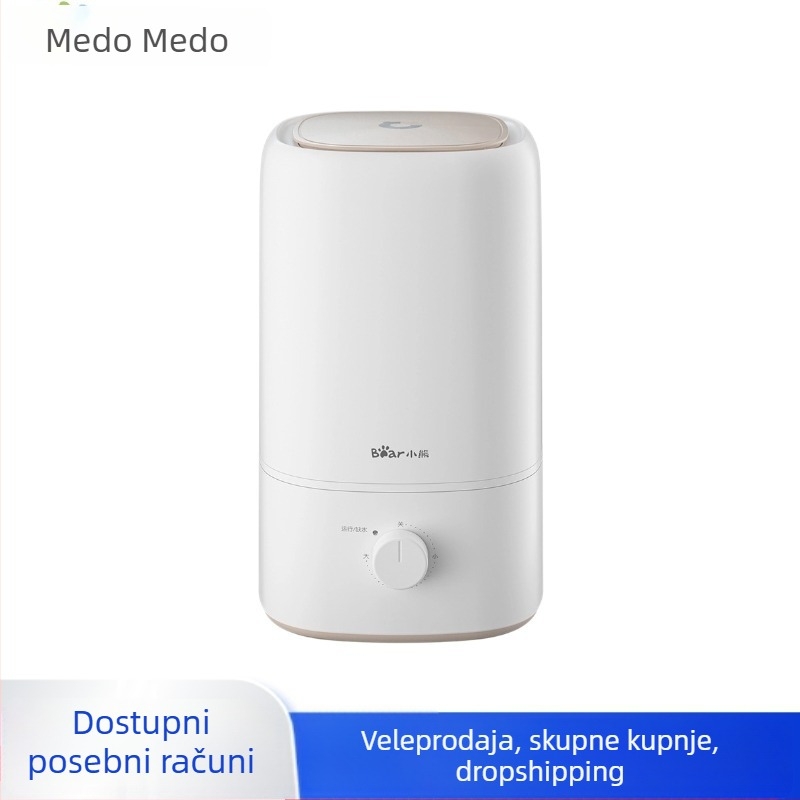 Bear ovlaživač zraka sa sterilizacijom, spremnik 4.1–6 L, za 21–30 m², 25 W, buka 36–45 dB