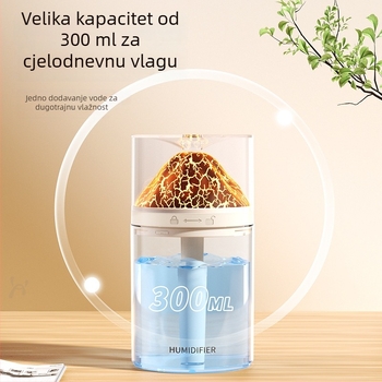 Kućni ovlaživač zraka, tih, prijenosni stolni mini pročišćivač zraka – Model R15, spremnik 2.6–4.0 L, doseg 41–60 m², 5 W, USB napajanje