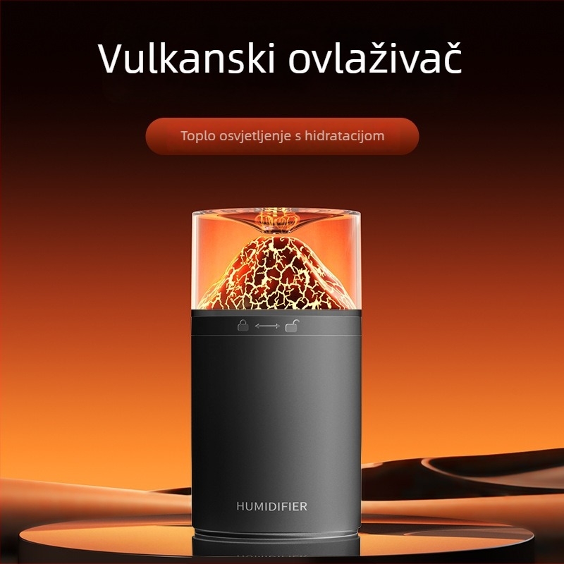 Kućni ovlaživač zraka, tih, prijenosni stolni mini pročišćivač zraka – Model R15, spremnik 2.6–4.0 L, doseg 41–60 m², 5 W, USB napajanje