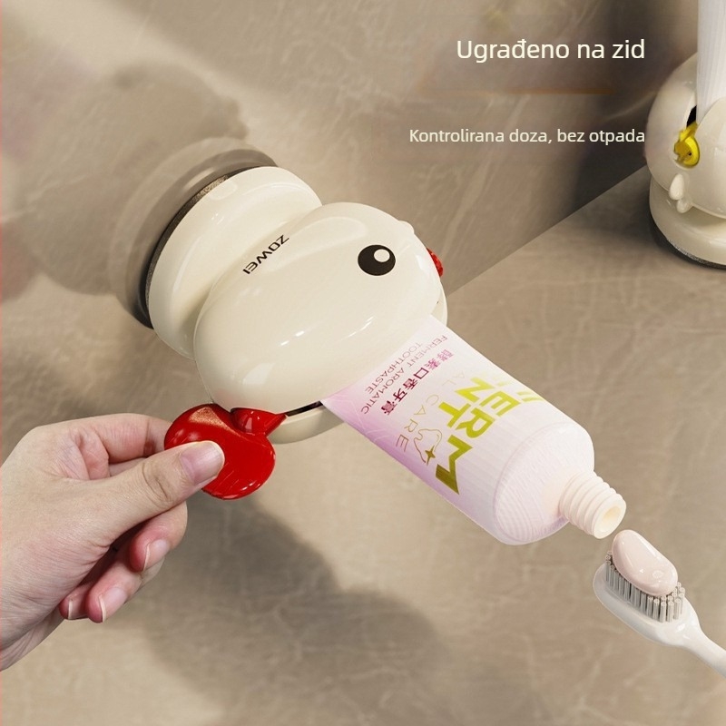 Zidni automatski dozator za pastu za zube, za djecu, model 023, pogodan za sve uzraste