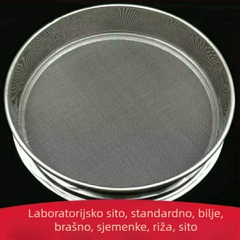 Sito od nehrđajućeg čelika za brašno s ultrafinom mrežom, višestruko kuhinjsko sito