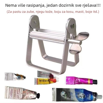 Ručni metalni stisak paste za zube – prijenosni alat za istiskivanje paste za zube i paste za bojanje kose