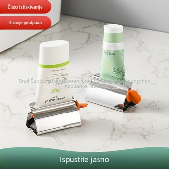 Ručni istisivač zubne paste od nehrđajućeg čelika – kupaonski alat, ručna upotreba, brend SDE