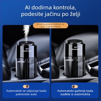 Pametni difuzor za automobil i pročišćivač zraka – negativni ioni, model 1, napajanje upaljačem