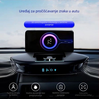 Automobilski pročišćivač zraka s fotokatalizatorom, napajanje iz upaljača, generiranje negativnih iona i nazivno napajanje