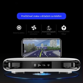 Automobilski pročišćivač zraka s fotokatalizatorom, napajanje iz upaljača, generiranje negativnih iona i nazivno napajanje