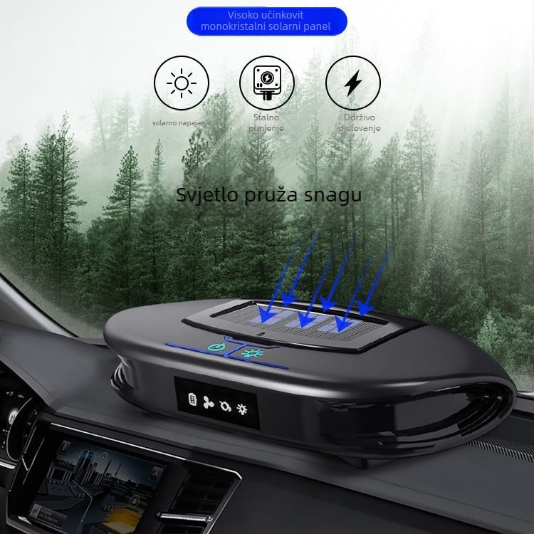 Automobilski pročišćivač zraka s fotokatalizatorom, napajanje iz upaljača, generiranje negativnih iona i nazivno napajanje