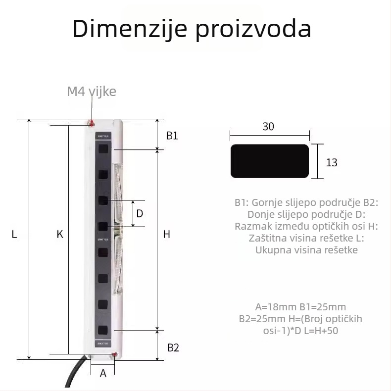 ZXY1620-13NC senzor sigurnosne svjetlosne zavjese za Panasonic NA2-N8/N12/N16