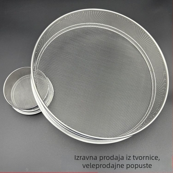 Ultra fino sito filtr za brašno; 304 nehrđajući čelik; pogodno za sezam, rižu, lijek prah i filtraciju akvarija