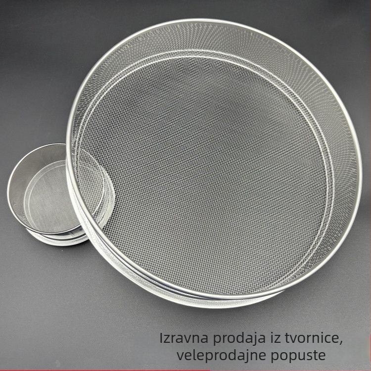 Ultra fino sito filtr za brašno; 304 nehrđajući čelik; pogodno za sezam, rižu, lijek prah i filtraciju akvarija