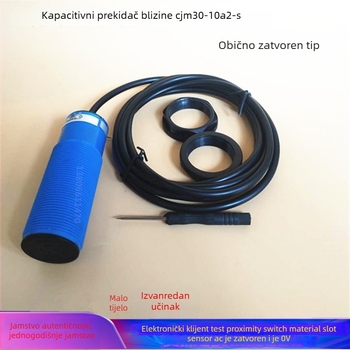 Kapasitivni prekidač CJM30-10A2-S, sonda za razinu materijala, dvije žice AC, normalno zatvoren, 220V