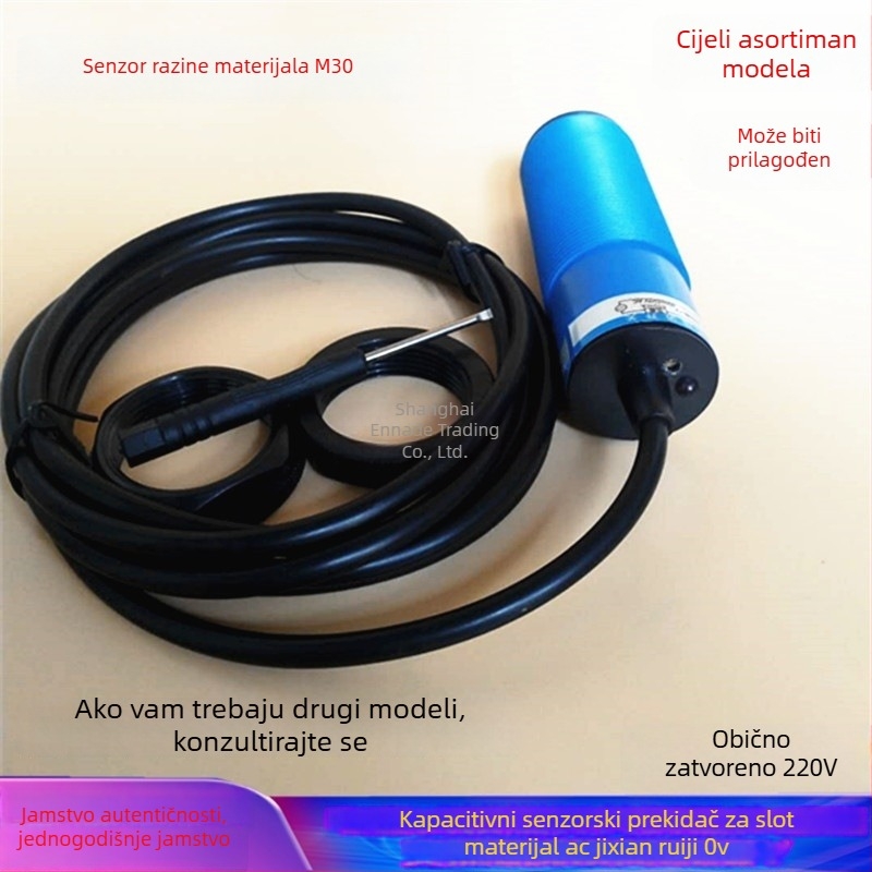 Kapasitivni prekidač CJM30-10A2-S, sonda za razinu materijala, dvije žice AC, normalno zatvoren, 220V