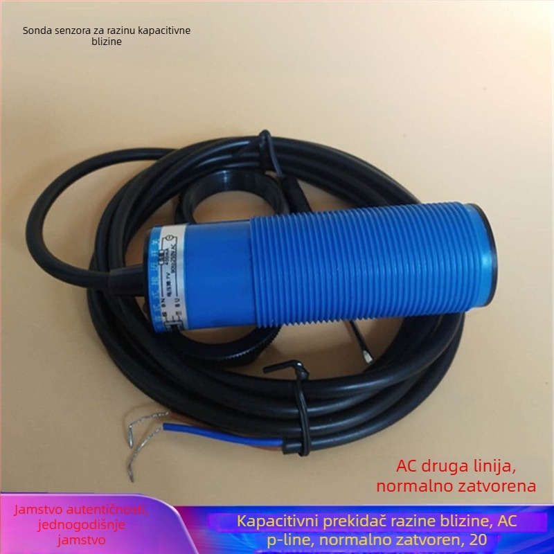 Kapasitivni prekidač CJM30-10A2-S, sonda za razinu materijala, dvije žice AC, normalno zatvoren, 220V