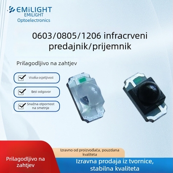 Par infracrvenih emitera i prijemnika – IR senzor kroz snop, IR prijamna glava