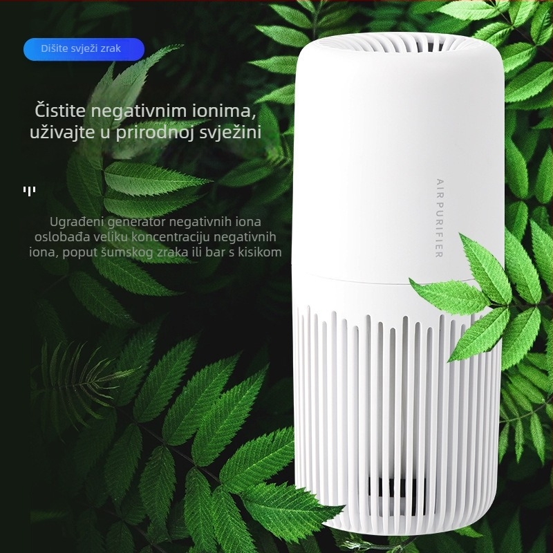 Q3 automobilni pročistač zraka s negativnim ionima, kompaktni stolni pročišćivač, 5V, <3W, 10 milijuna iona/cm³