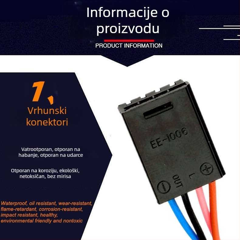 Kabel za povezivanje fotoelektričnog prekidača i utičnice EE-SX670-674 (EE-1006)