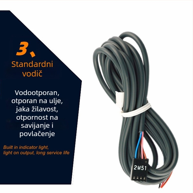 Kabel za povezivanje fotoelektričnog prekidača i utičnice EE-SX670-674 (EE-1006)