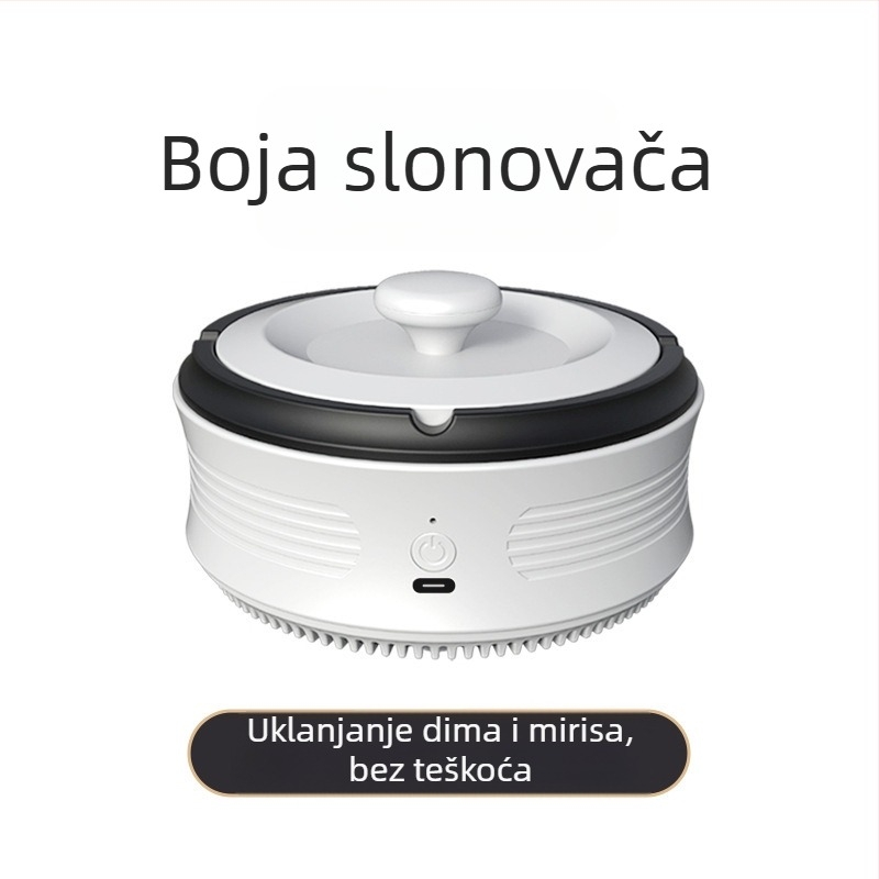 Pametni pepelnik-čišćivač zraka: uklanja mirise drugog dima, tiho radi <36dB, protok zraka >400 m3/h, USB napajanje, odvojeni filter