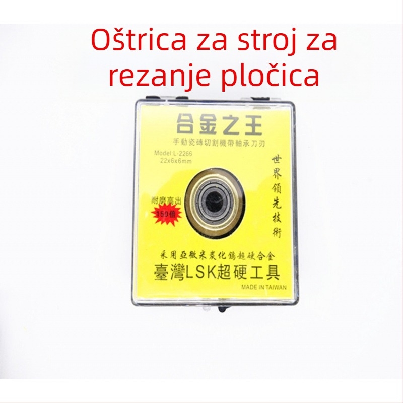 Ručno kolut za rezanje pločica s ležajem, za pločice i staklo