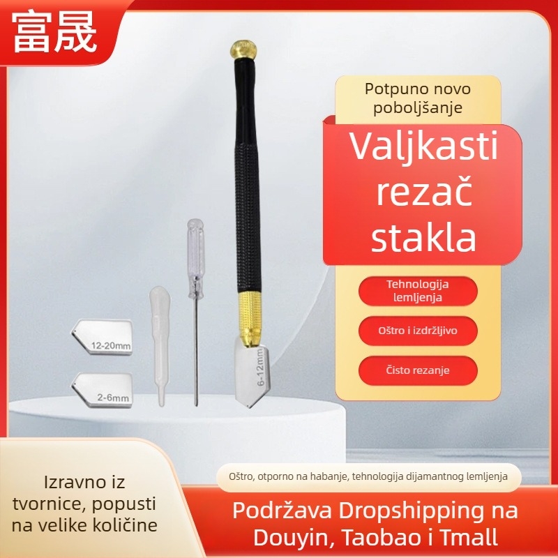 Valjkasti rezač stakla za pločice