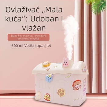 Nova DIY kreativna ovlaživač za malu kuću s velikim kapacitetom i visokim izlazom magle, tih pročišćivač zraka za dom i ured