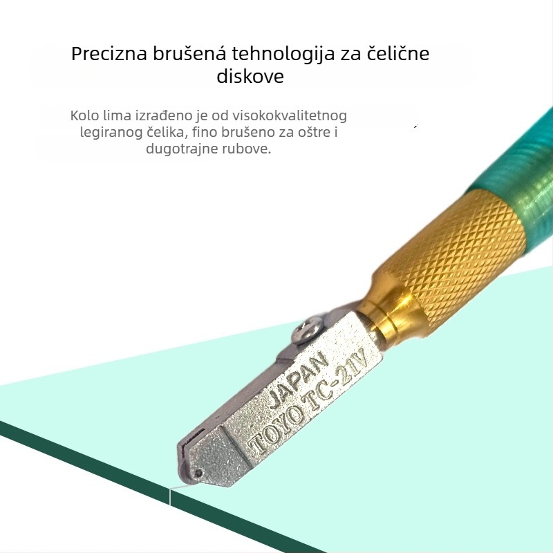 Dijamantni rezač stakla za debelo staklo – kućni alat za rezanje pločica, glava rezača pločica