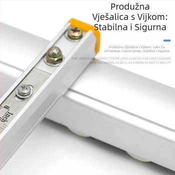 Rezač stakla s T-oblikim potisnim nožem, aluminijska legura, rezna debljina 3–15 mm, namijenjeno rezanju stakla, marka Qd qian da