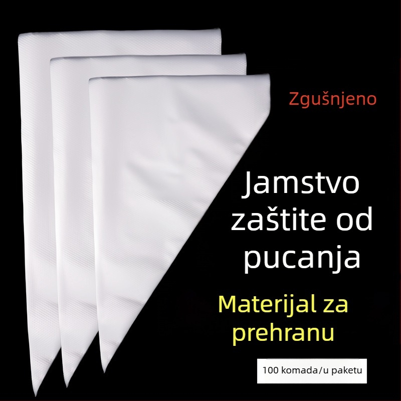 Torba za ukrašavanje kolača i keksa, prozirna, čvrsta, prehrambene kvalitete