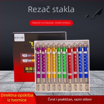 Prijenosni ručni kotačasti rezač stakla – za kućnu upotrebu, rezanje stakla i pločica