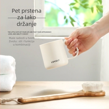 Čaša za ispiranje usta i čaša za četkice za zube za kućnu upotrebu, antibakterijska, otporna na plijesan, debeli zidovi, otporna na visoke temperature, PP materijal