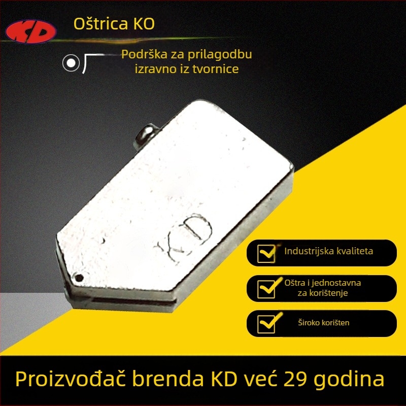 KD BP33(C)6-12mm Push Knife Head – Obični nož za staklo, Rezni kotač, Debljina reza 19 mm, Namjena: Rezanje stakla