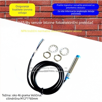 LJ12A34Z/BY Senzor blizine / fotoelektrični prekidač, PNP, trožilni, normalno otvoren, metalno kućište