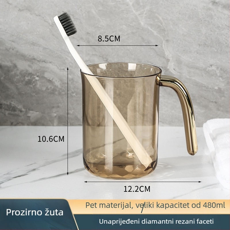 Ginmi Set čašica za četkicu i ispiranje usta za kućnu upotrebu, elegantan dizajn, 100 kom./kutija